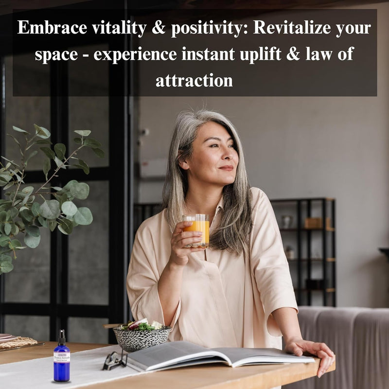 Positive Attitude Aura Spray mit reinem ätherischen Öl aus Mandarine und Bergamotte