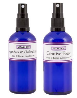 Super Aura and Room Spray Bundle Chakra Repair Hilft, mehrere Aurakörper zu reinigen, 50 ml von Vitali-Chi 