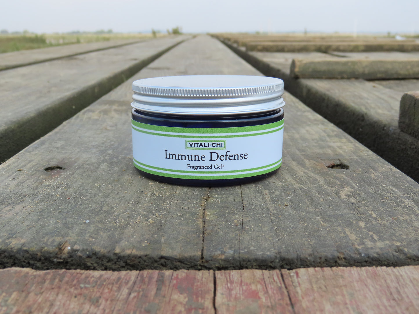 Immune Defense Fragranced Gel+ 	 Vitali-Chi Anti Viral Vapour Rub Gel - Suitable for Coughs, Colds, Infections, Congestion and Immunity Boost with Essential Oils