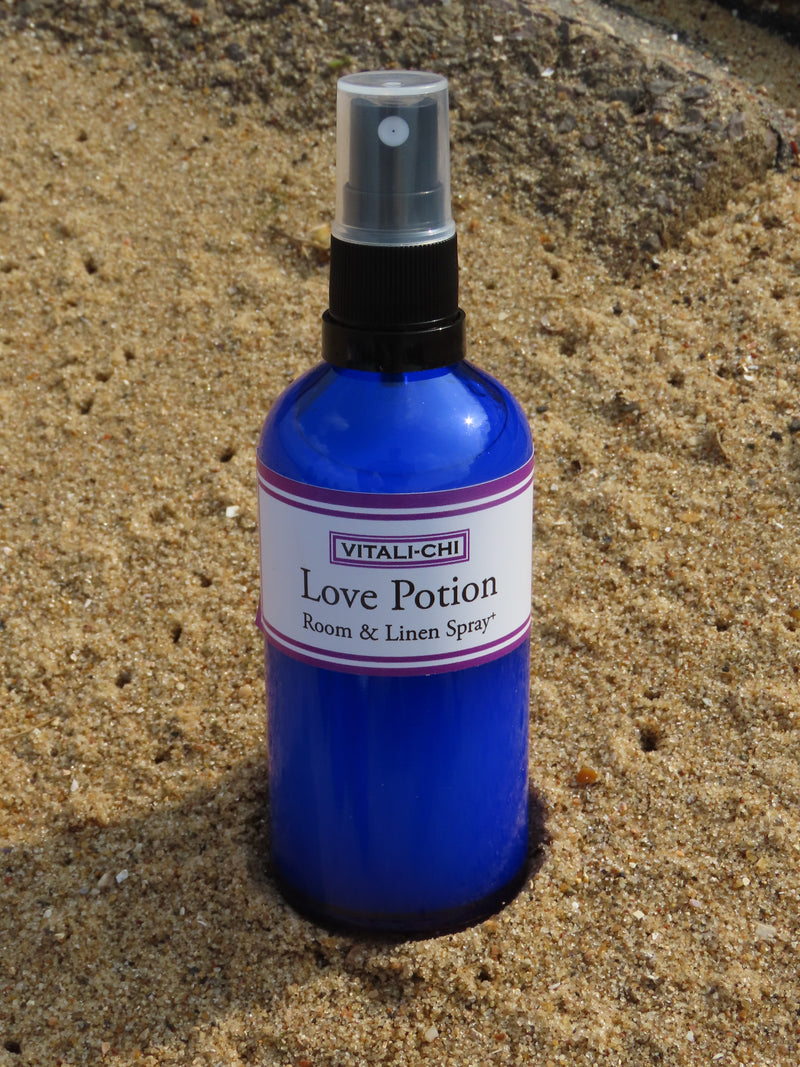Love Potion Sensuous Room & linen Spray with Rose Geranium and Ylang-Ylang Essential Oil