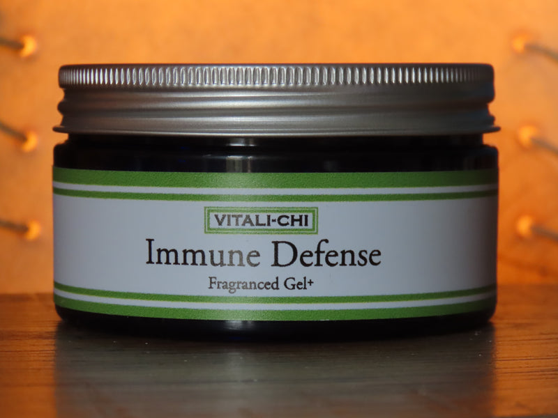 Immune Defense Fragranced Gel+ 	 Vitali-Chi Anti Viral Vapour Rub Gel - Suitable for Coughs, Colds, Infections, Congestion and Immunity Boost with Essential Oils